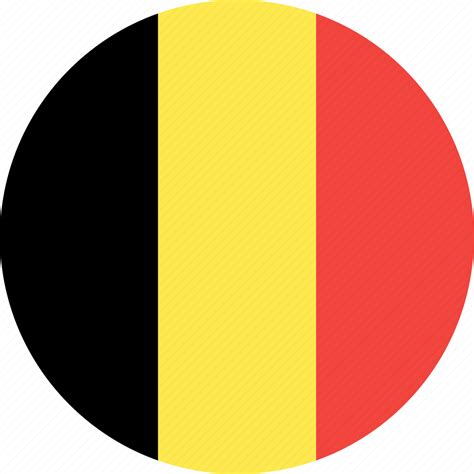 belgium flag icon circle